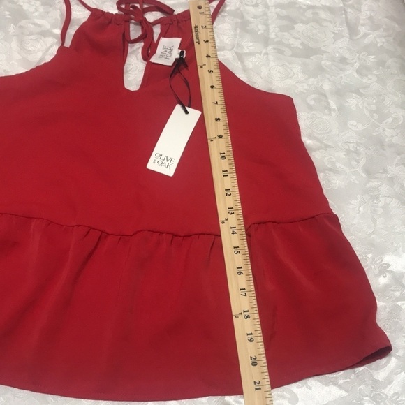 NWT Olive & Oak Spaghetti String Top Sz Small - Picture 4 of 10